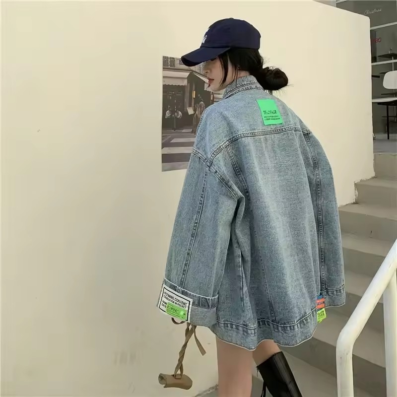 Street Fashion In Korea - 2025 새로운 패션 데님 재킷 여성