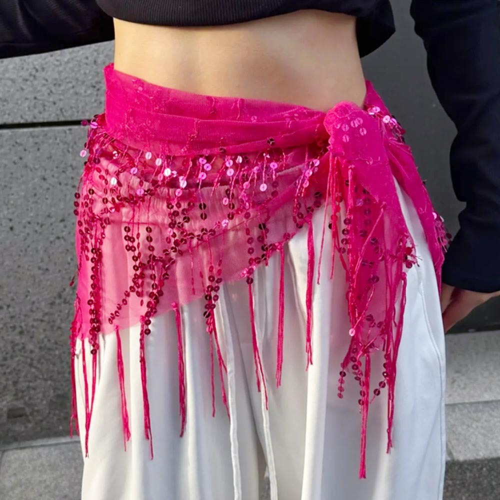 Street Fashion India - 패션 스팽글 밸리 댄스 벨트 재즈