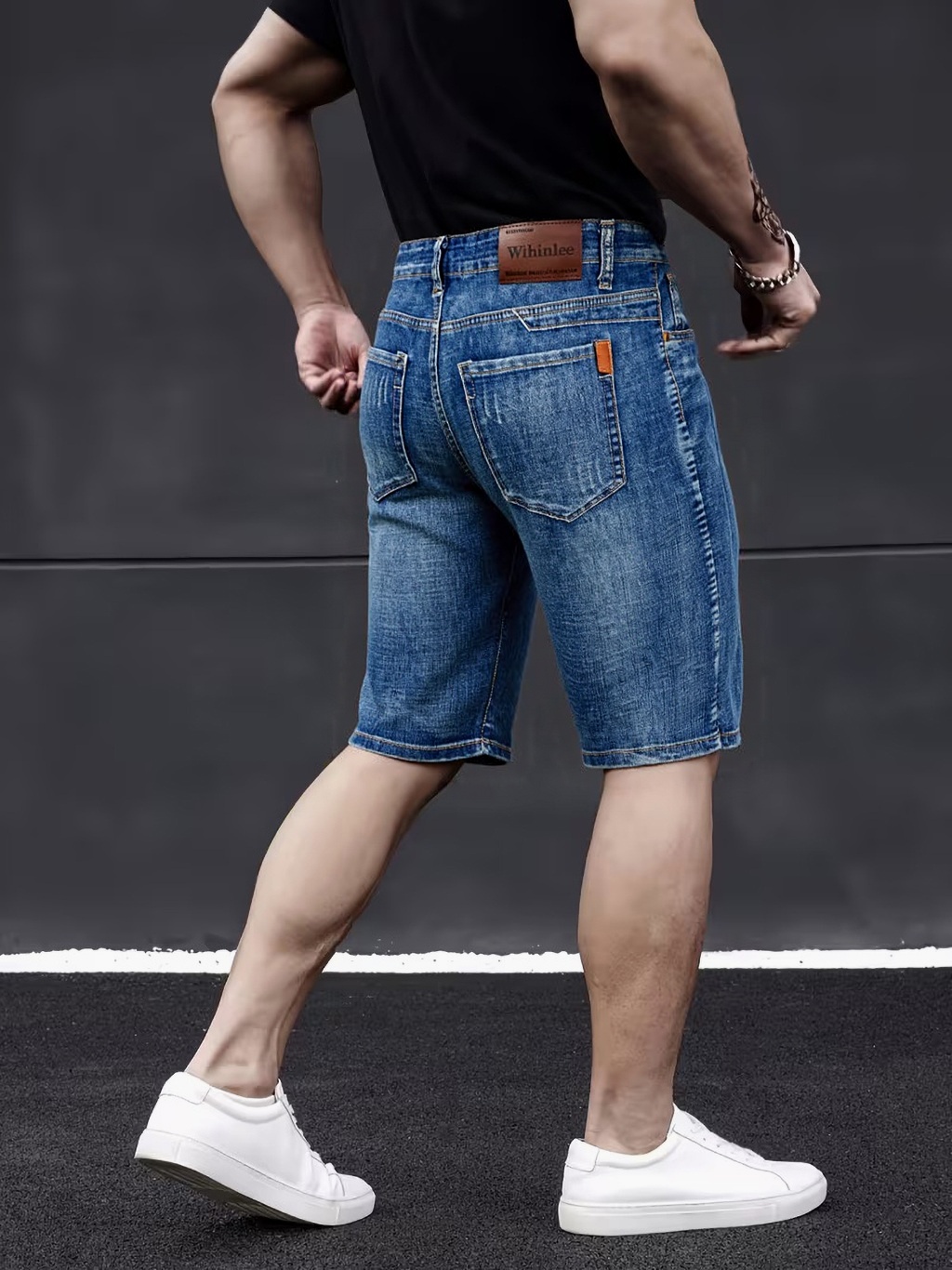 Street Fashion Jeans - Wthinlee 뉴 비즈니스 남성 청바지 캐주얼