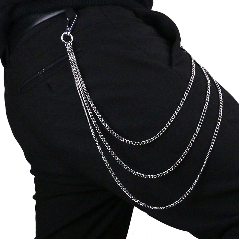 청바지 바지 키 체인에 1PC 스테인레스 스틸 긴 열쇠 - Street Fashion Goth 리뷰 및 가격