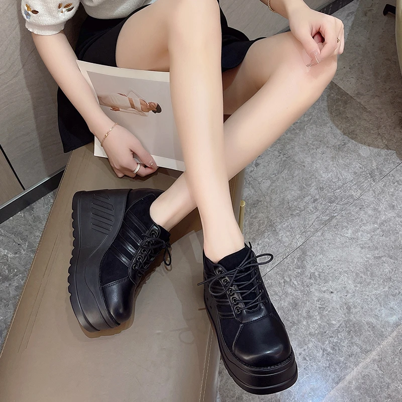 빅 사이즈 35-43 블랙 디자인 여성 고스 플랫폼 패 - Street Fashion Goth 리뷰 및 가격
