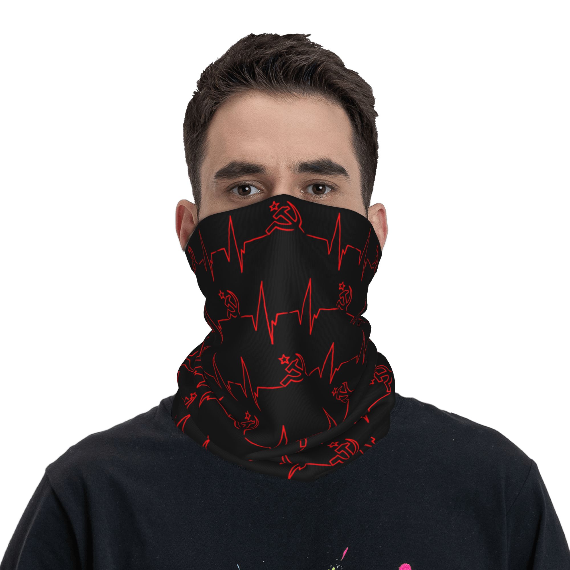 커스텀 하트비트 러시아 국기 러시아 소련 밴다나 넥 게 - Balaclava Face Mask 리뷰 및 가격