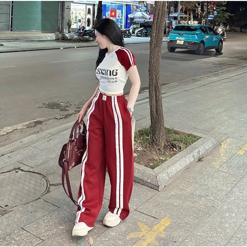 여성 여름 신상 패션 수트 어깨 소매 반팔 티셔츠 하이 - Street Fashion Us 리뷰 및 가격
