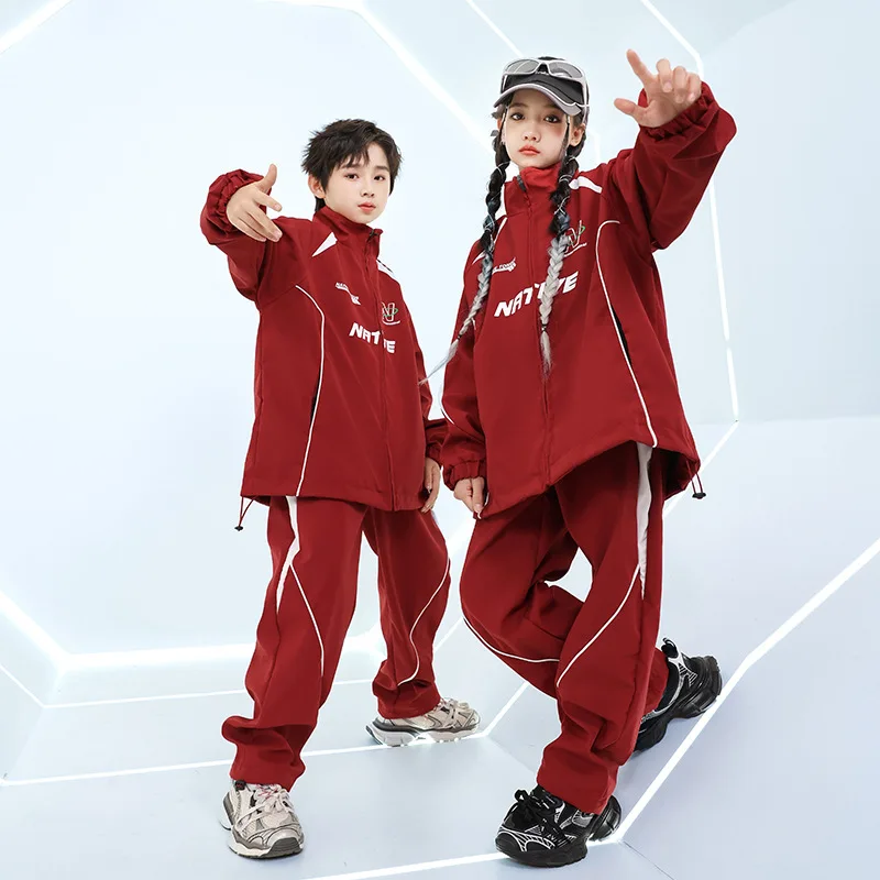 남아 힙합 댄스 의상 패션 루즈핏 자켓 팬츠 수트 여아 - Street Fashion Boy 리뷰 및 가격