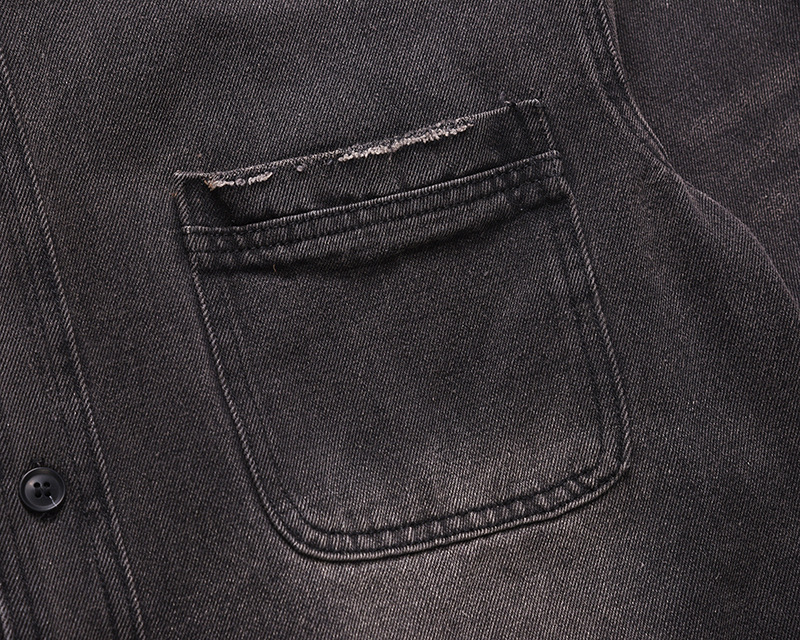 남성 하이 스트리트 데미지 진 자켓 패션 스트리트웨어  - Street Fashion Jeans 리뷰 및 가격