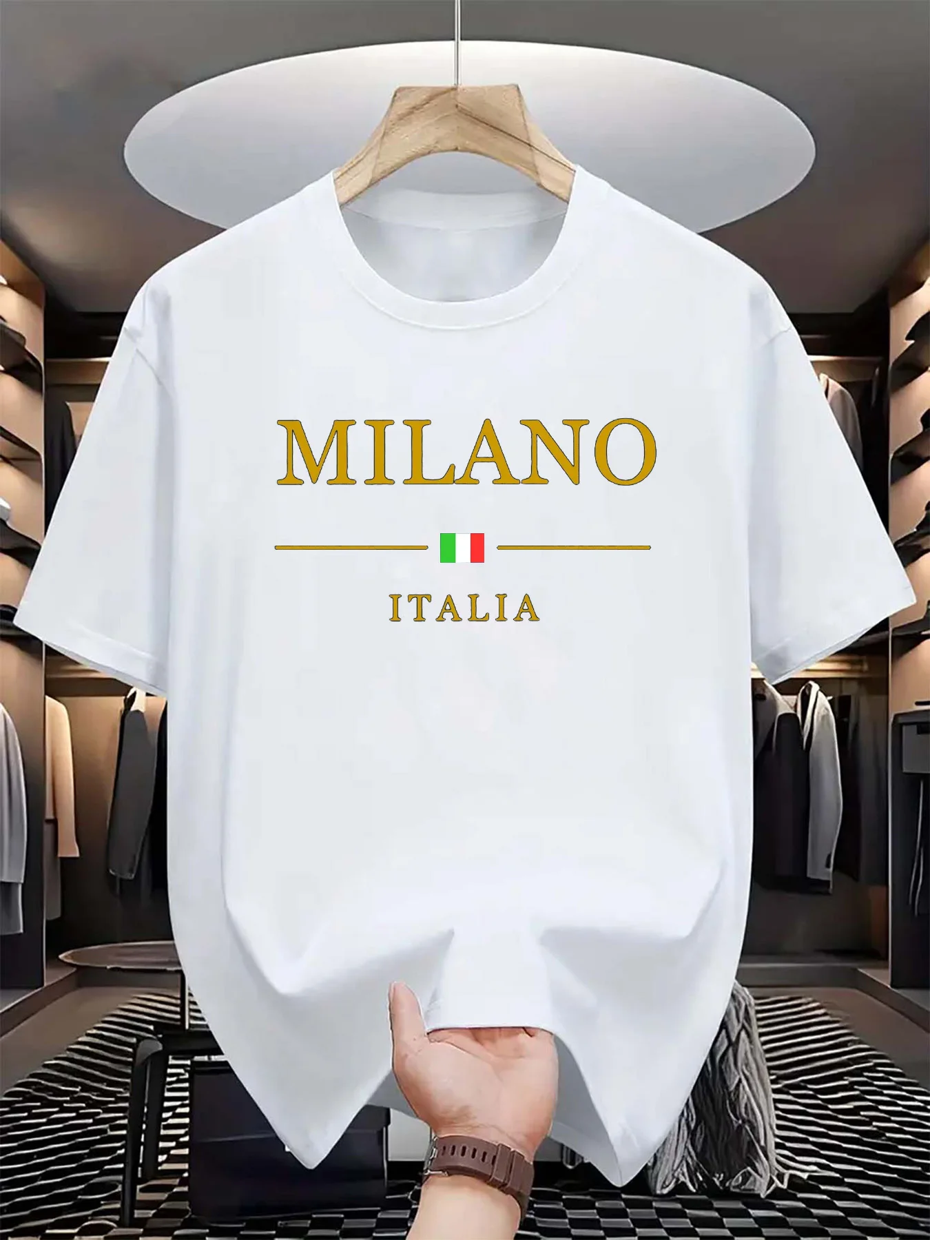 남성용 여름 3D 프린트 티셔츠 반팔, 패셔너블하고 캐 - Street Fashion Of Milan 리뷰 및 가격