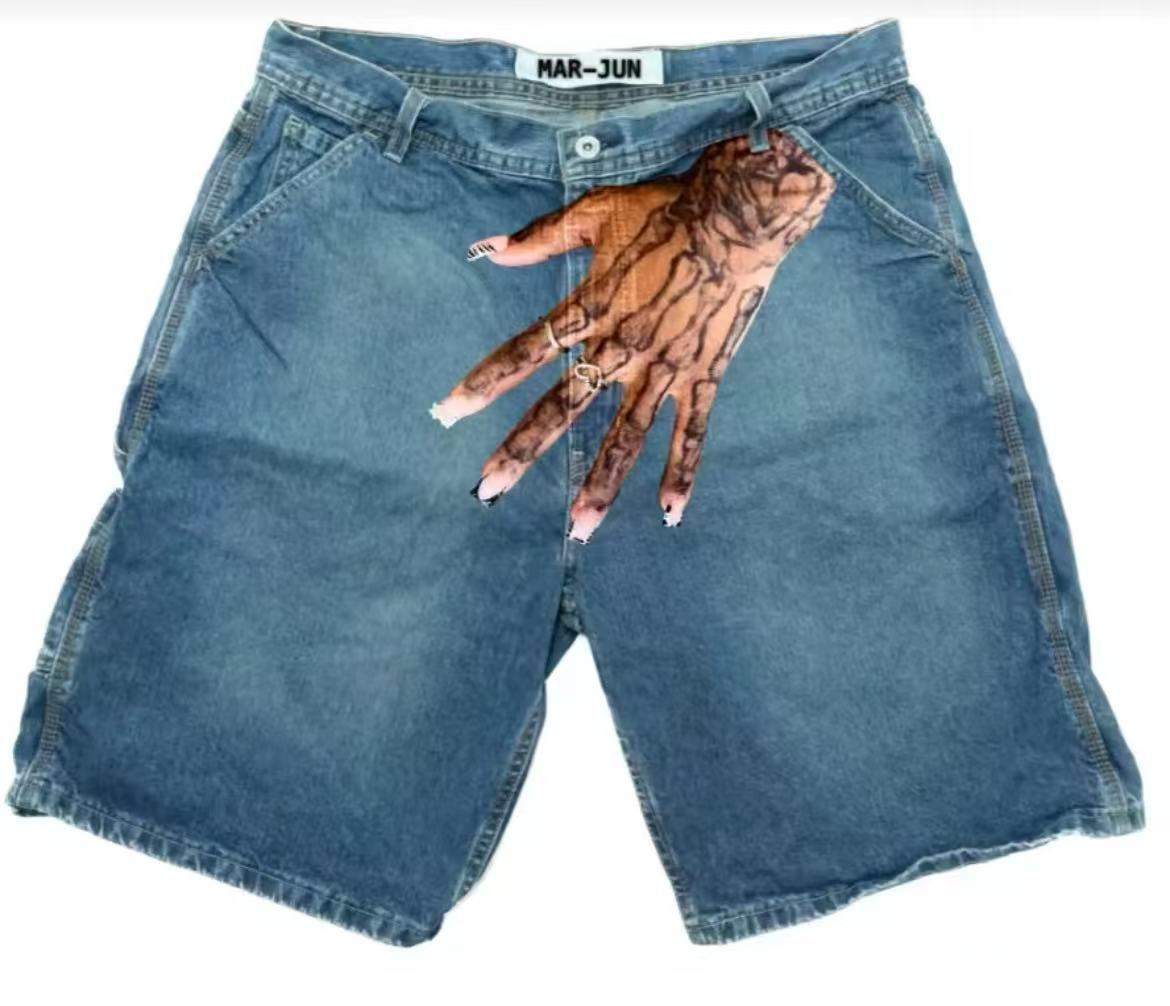 Deeptown Y2k 빈티지 하라주쿠 데님 반바지 여 - Street Fashion Jeans 리뷰 및 가격