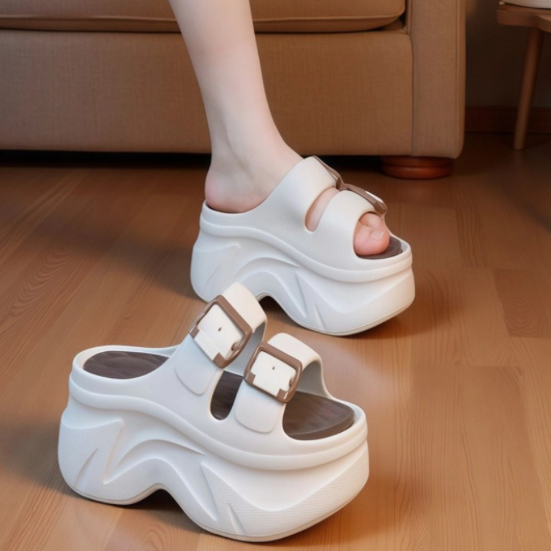 2026년 신상 9cm 높은 굽 패션 플랫폼 슬리퍼 여 - Street Fashion Girls 리뷰 및 가격