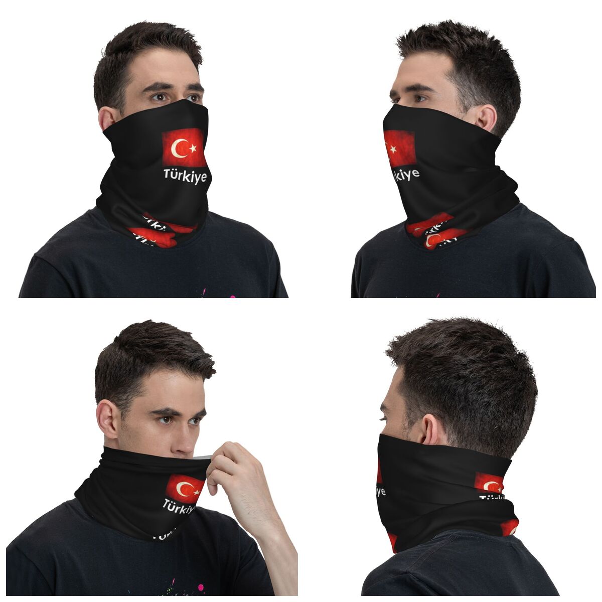 Turkiye 터키 국기 선물 디자인 반다나 목 각반  - Balaclava Face Mask 리뷰 및 가격