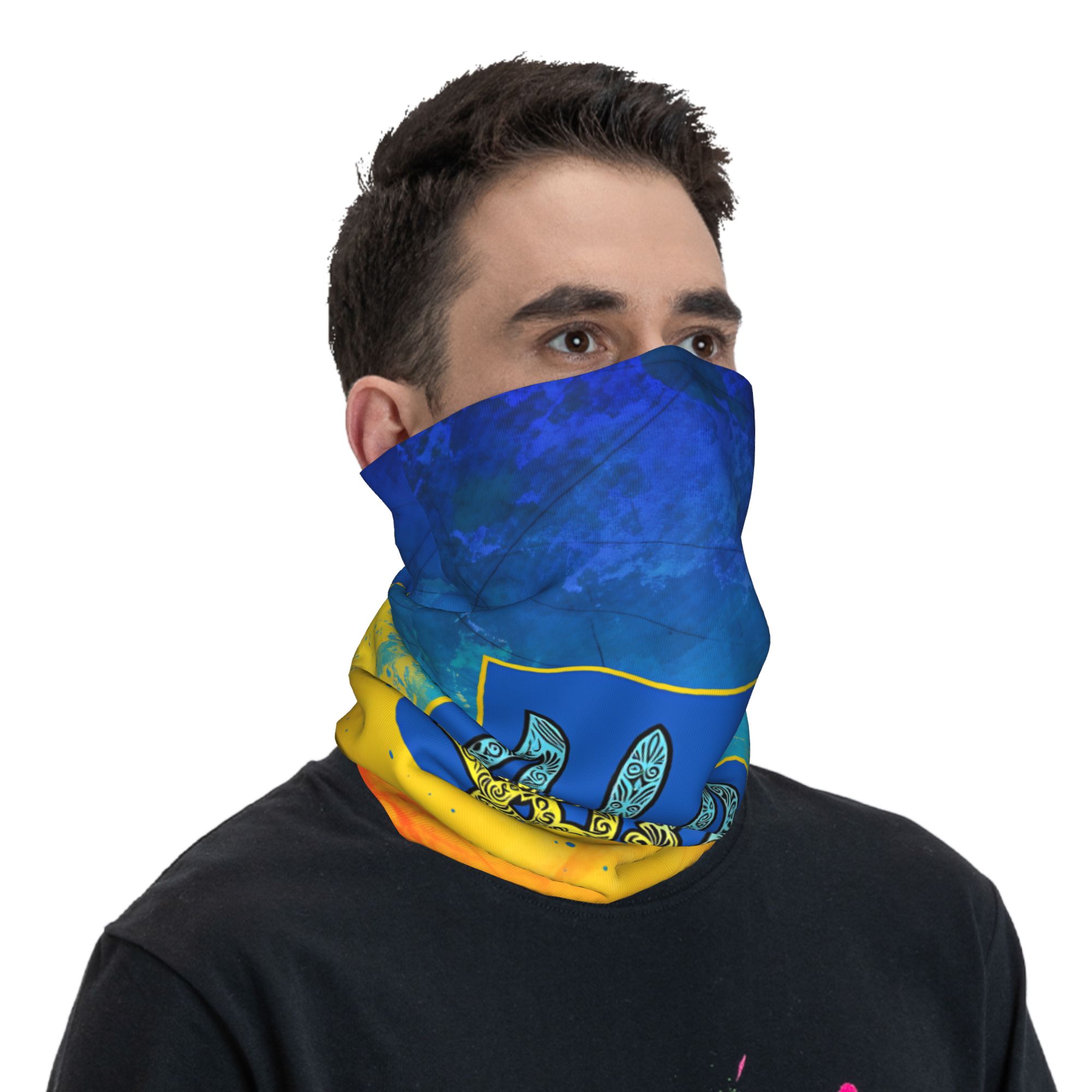 우크라이나 삼색 엠블럼 발라클라바 야외 스포츠 자전거  - Balaclava Face Mask 리뷰 및 가격