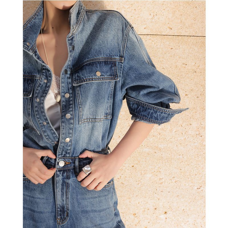 레트로 패션 만능 데님 점프수트 여성용 신상 한국 버전 - Street Fashion Jeans 리뷰 및 가격