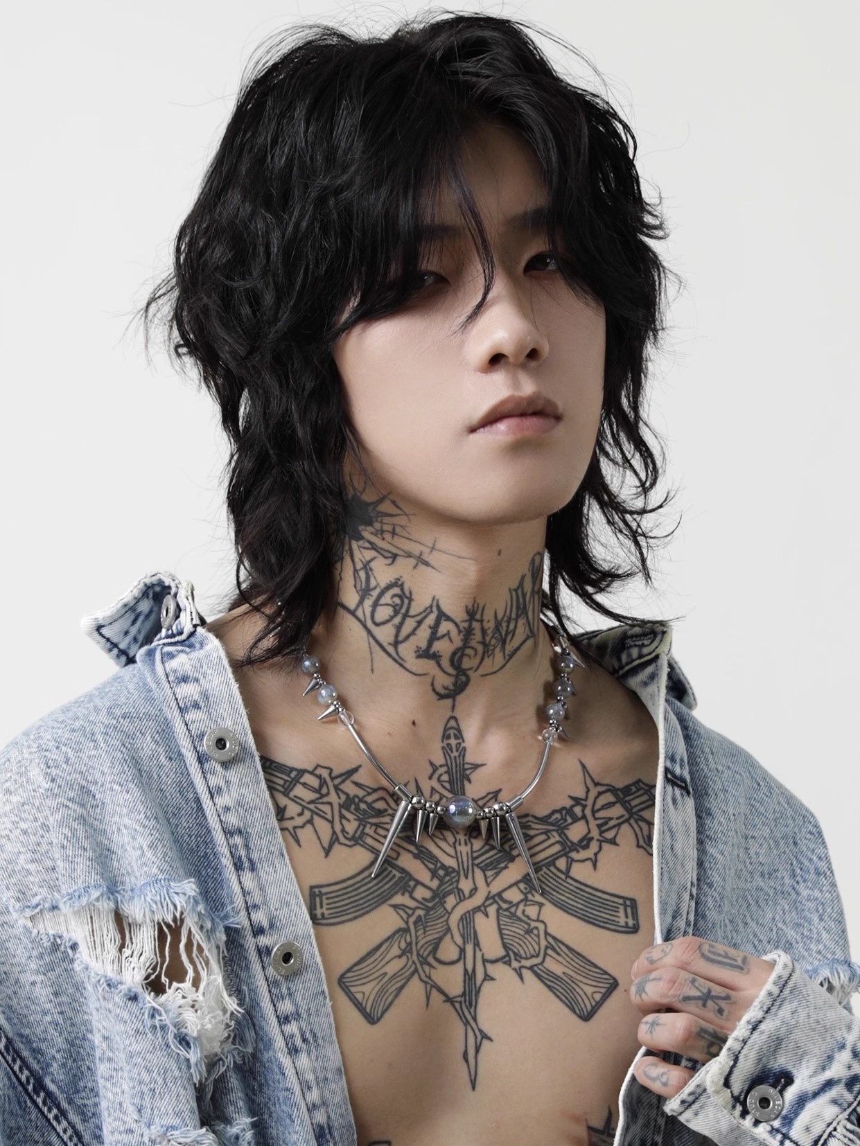티타늄 스틸 리벳 초커 남녀 공용 펑크 메탈 고스 감성 - Street Fashion Goth 리뷰 및 가격