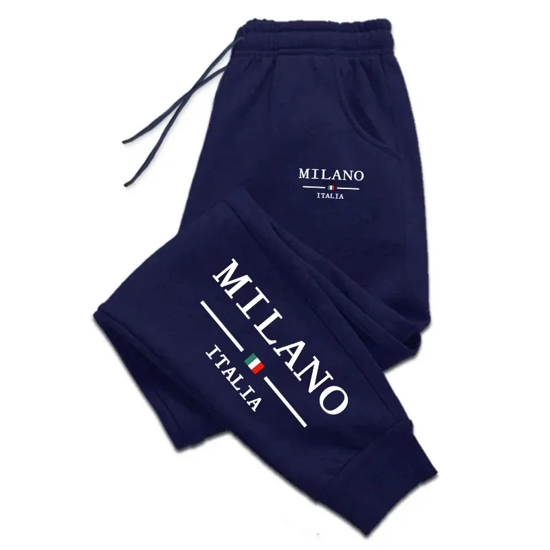 밀라노 인쇄 남성 운동복 데일리 캐주얼 패션 바지 스포 - Street Fashion Of Milan 리뷰 및 가격