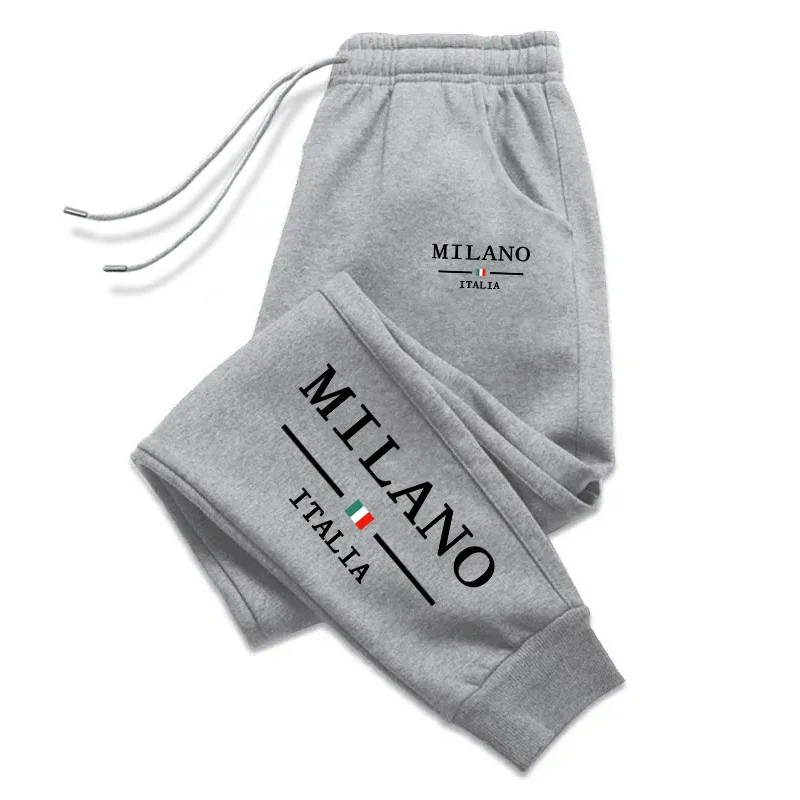 밀라노 인쇄 남성 운동복 데일리 캐주얼 패션 바지 스포 - Street Fashion Of Milan 리뷰 및 가격