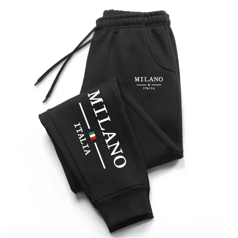 밀라노 인쇄 남성 운동복 데일리 캐주얼 패션 바지 스포 - Street Fashion Of Milan 리뷰 및 가격