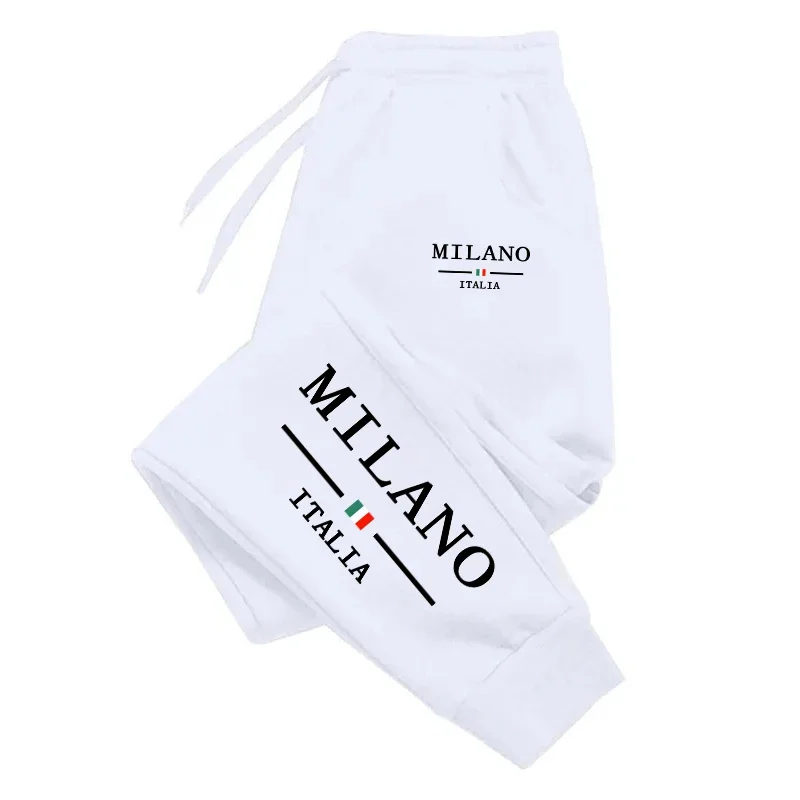 밀라노 인쇄 남성 운동복 데일리 캐주얼 패션 바지 스포 - Street Fashion Of Milan 리뷰 및 가격