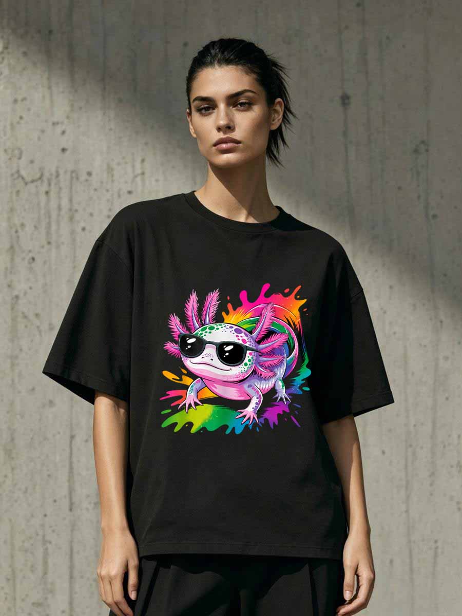 티셔츠 겨울용 헤비 코튼 텍스처드 느낌 나이트클럽 여성 - Street Fashion Events 리뷰 및 가격
