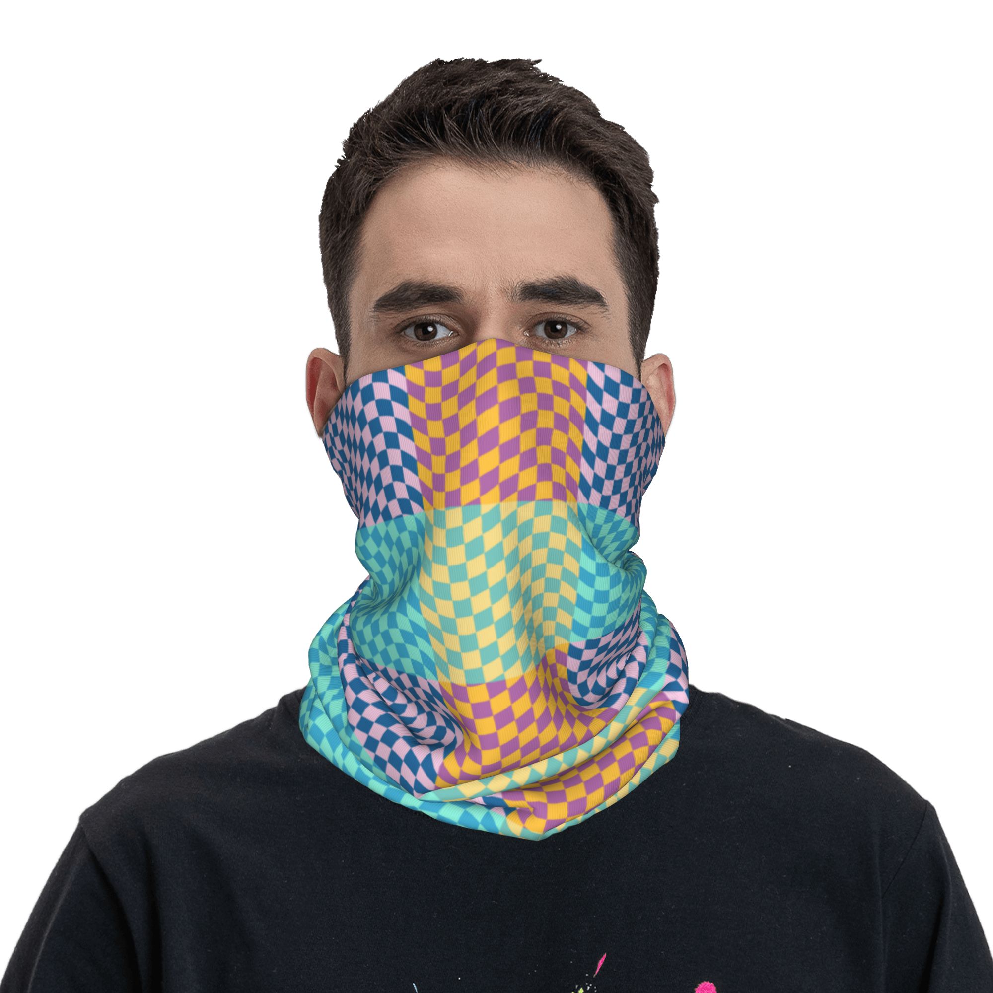 맞춤형 컬러 체크무늬 반다나 넥 게이터 방풍 페이스 스 - Balaclava Face Mask 리뷰 및 가격