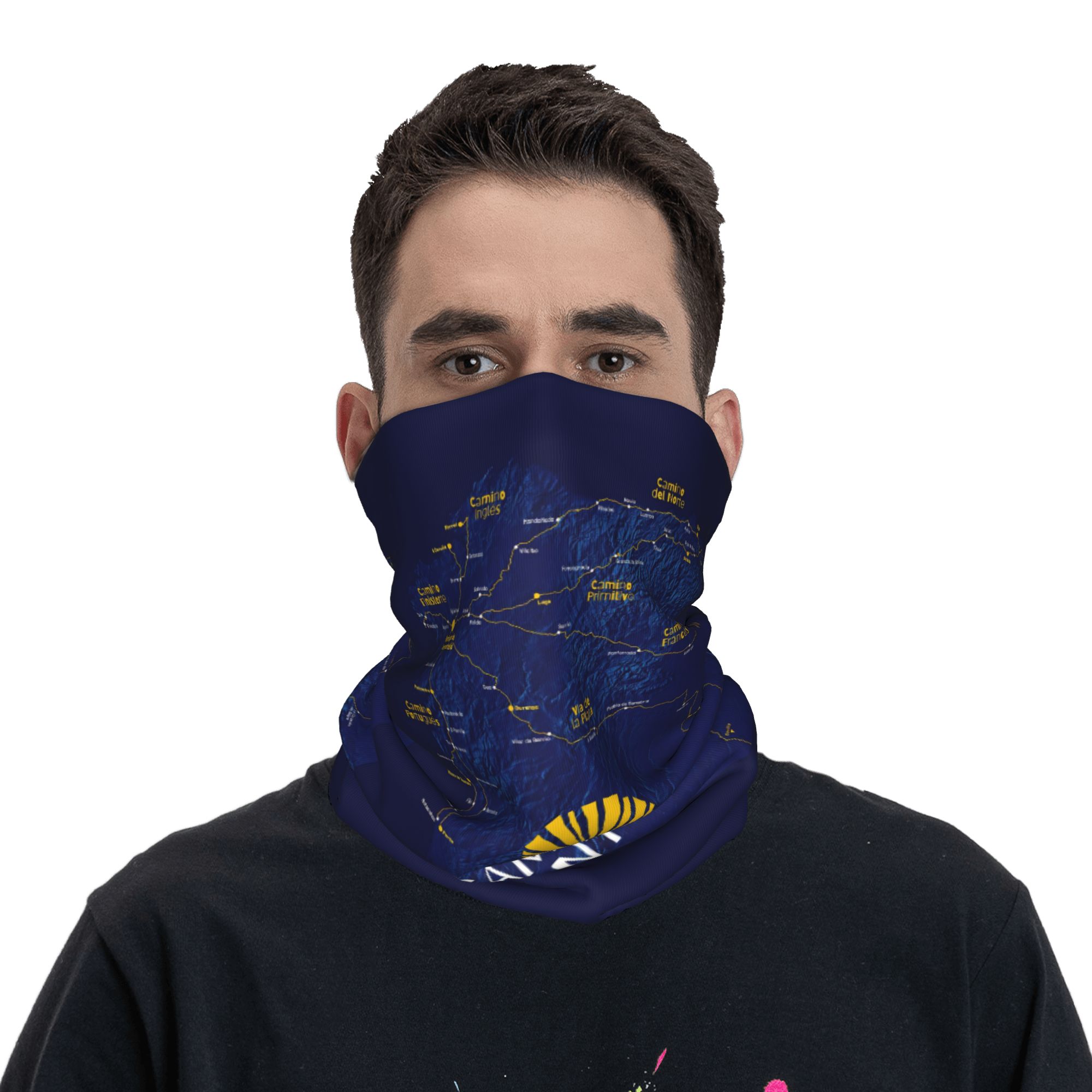 카미노 데 산티아고 하이킹 반다나 넥 커버 프린트 웨이 - Bandana Multi Way 리뷰 및 가격