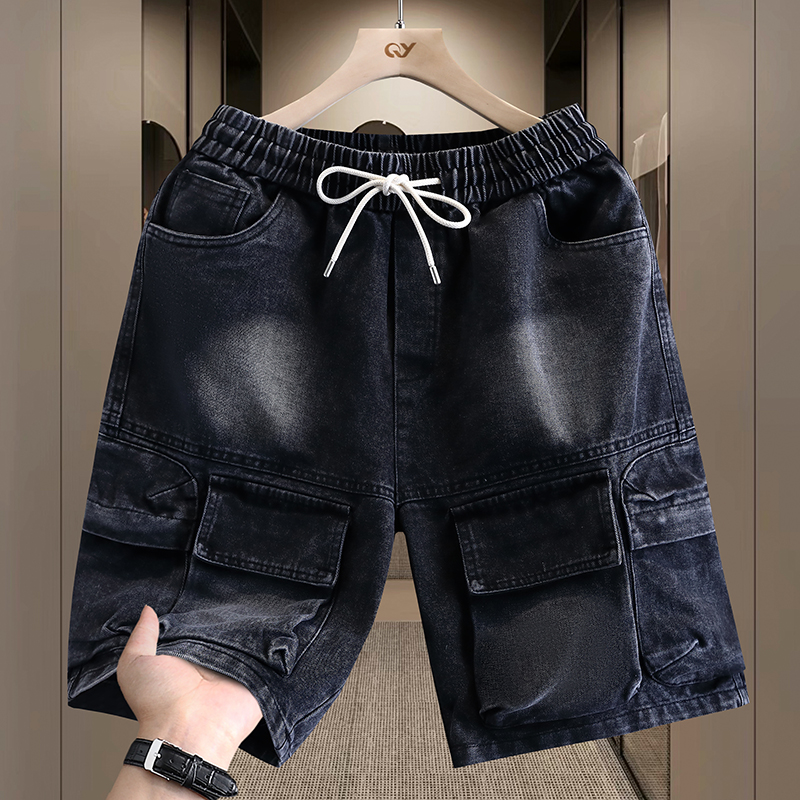 남성용 카고 반바지 새로운 여름 패션 얇은 면 혼방 캐 - Street Fashion Jeans 리뷰 및 가격